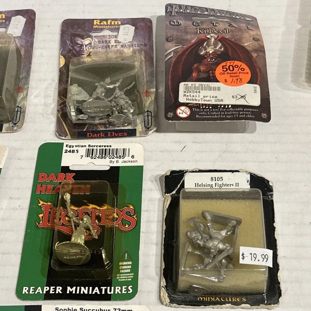 Reaper Miniatures‎ Bulk Lot 10 Unpainted Dark Heaven Legends Figures NEW SEALED